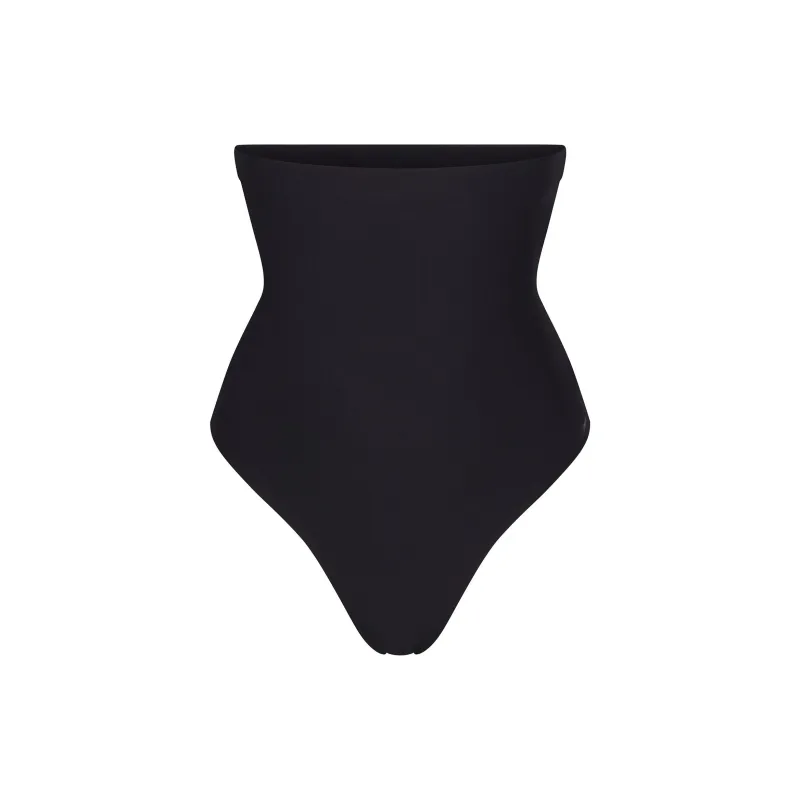 SKIMS SS25 BODY CORE SCULPT HIGH WAISTED THONG Underpants Women's 1 Pack ONYX/Onyx-0