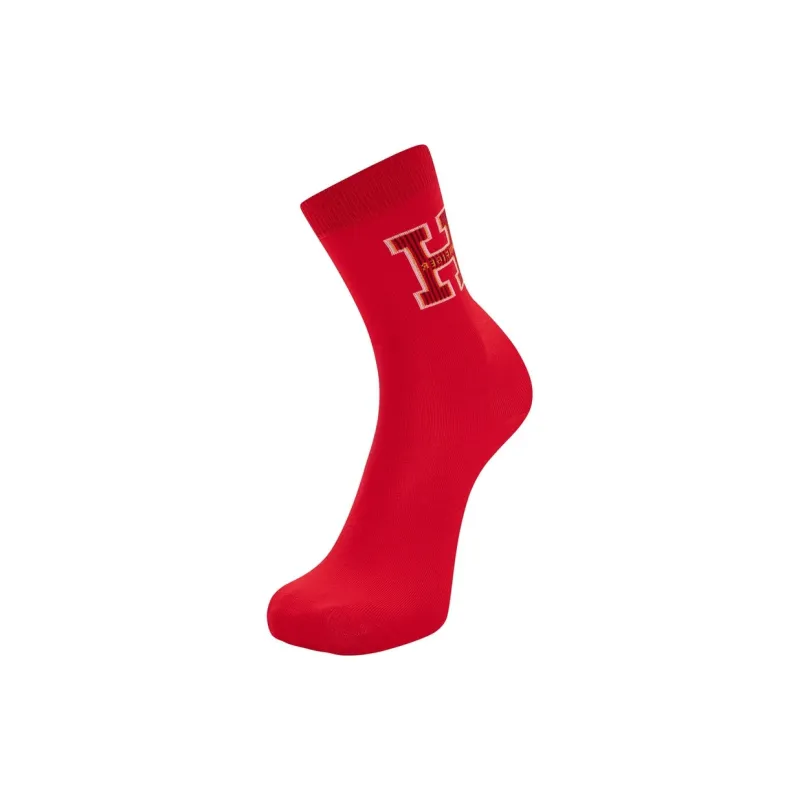 Tommy Hilfiger Mid Calf Socks Men's 1 Pack China Red-0
