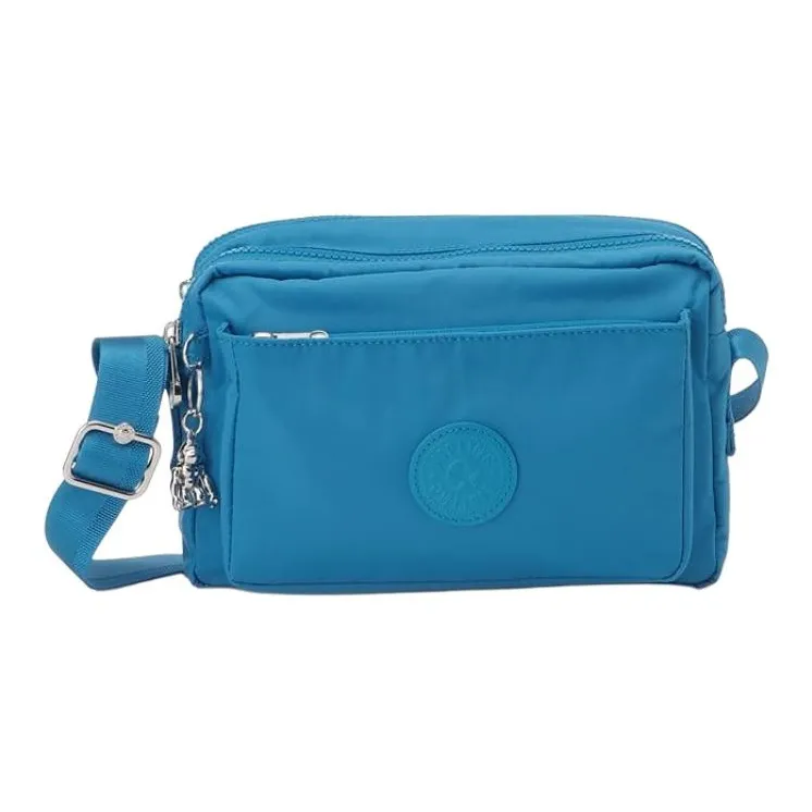 Kipling Nylon Crossbody Bag, Shoulder Bag Medium Size Women's Blue-0