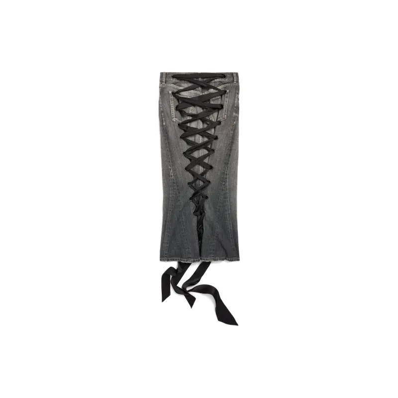 Balenciaga Lace up Skirt-1