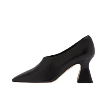 Aeyde Nova Irregular Heel High Heels 7.5cm Women's Black