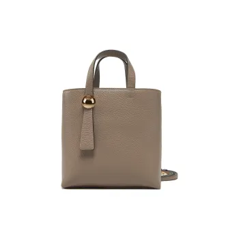 Furla Leather Tote Bag, Shopping Bag, Crossbody Bag, One Shoulder Handbag Women's Gray