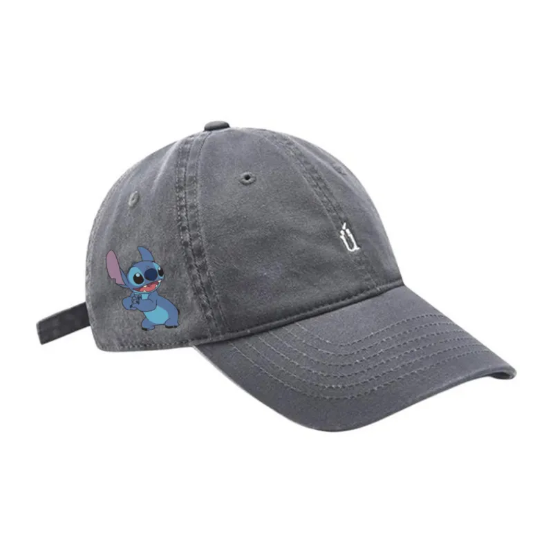 Disney Stitch Series Cotton Baseball Caps Unisex-1