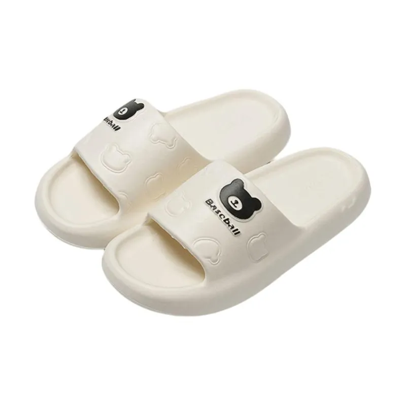 ECAC Couple Summer Indoor Home Bathroom Bathing Slip Resistant Platform Squashy And Bouncy Feeling, Slippers-8
