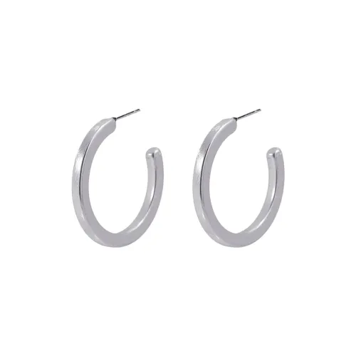 ANARTXY Surgical Steel Earrings Women's Silver