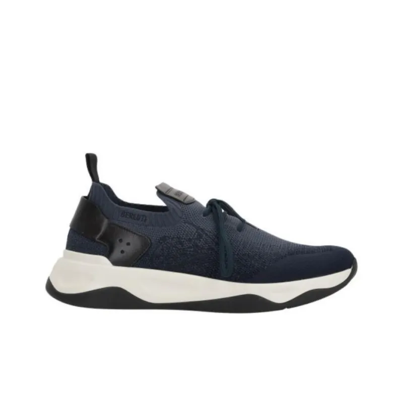 BERLUTI Shadow Low Top Casual Shoes Men's Blue-1