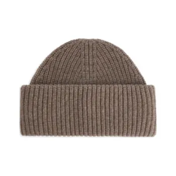 ARKET Wool Elastane Polyamide Beanies Women's Brown
