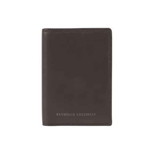 Brunello Cucinelli Calfskin Passport Holder Women's Brown