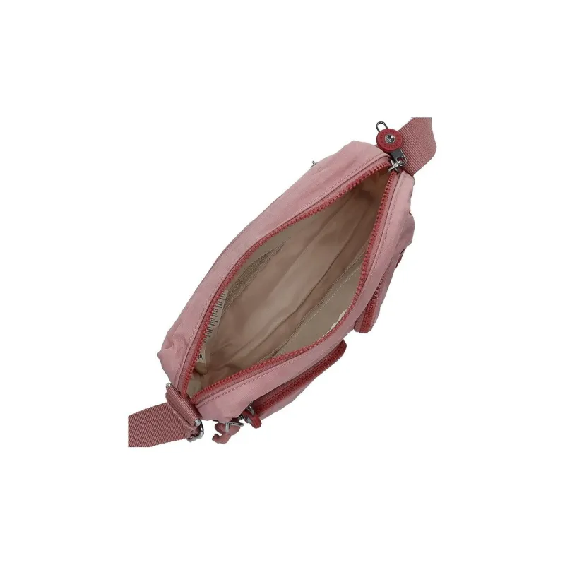 Kipling Polyamide Shoulder Bag, Crossbody Bag Women's Lavender Blush Red-2