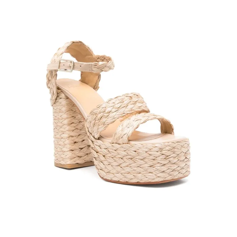 Castañer Fresa One Strap Sandals 8.5cm Women's Light Umber-2