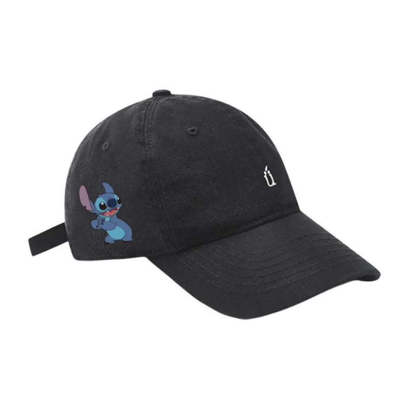 Disney Stitch Series Cotton Baseball Caps Unisex-0