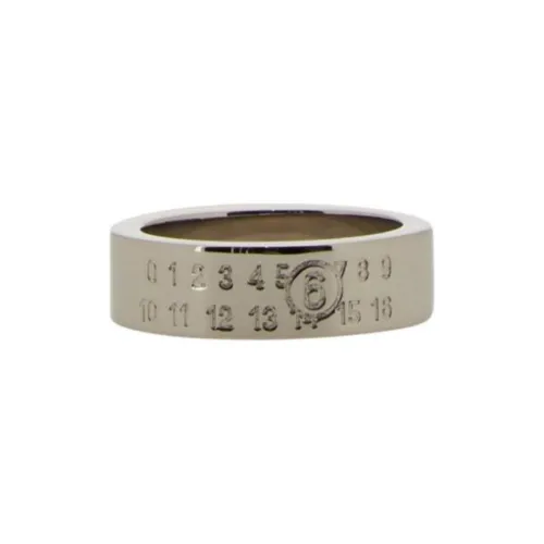 MM6 Maison Margiela Numbers engraved Cut out Ring