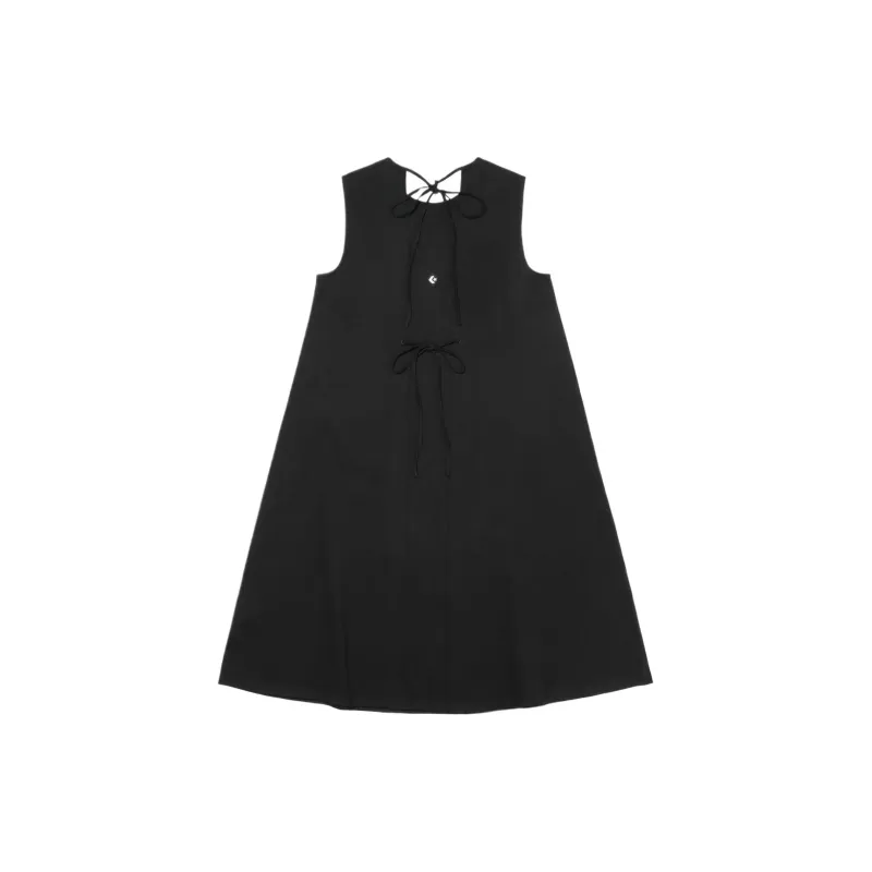 Converse EYELET NS Sleeveless Dress Women's Black-1