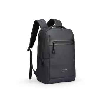 MARK RYDEN Oxford University Student Backpack Regular Men's Elegant Black/Graphite Gray