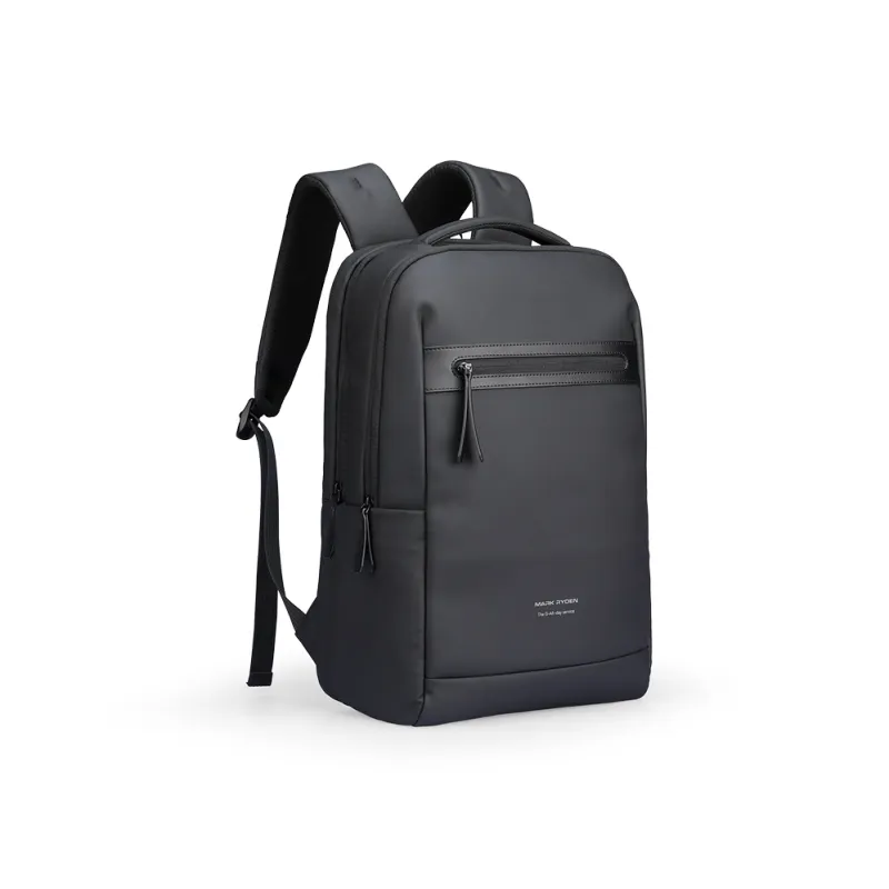 MARK RYDEN Oxford University Student Backpack Regular Men's Elegant Black/Graphite Gray-0