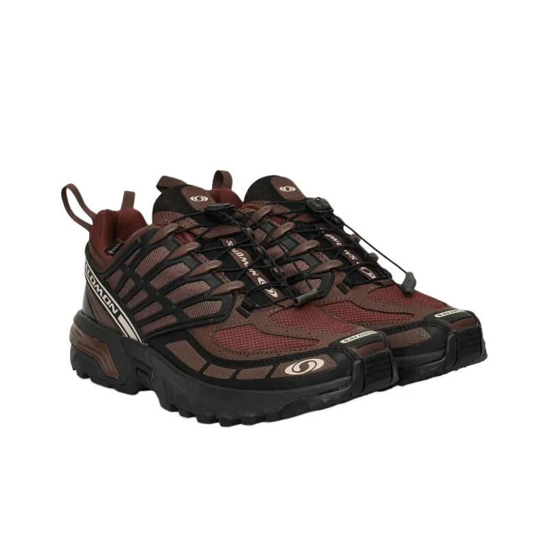 SALOMON ACS PRO Anti Slip Wear Resistant Low Top Trail Running Shoes Unisex Brown-2
