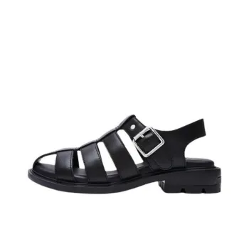 Both Re Fisherman Roman Sandals Women's Black