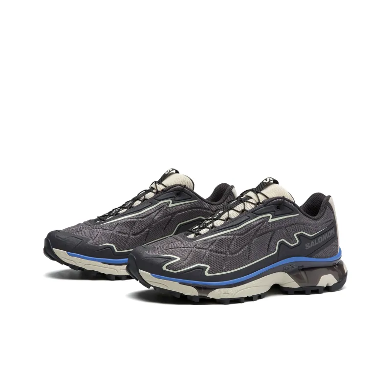 SALOMON XT-SLATE Cushioned Slip-Resistant Abrasion-Resistant Low-Top Running Shoes Unisex Dark Gray-1