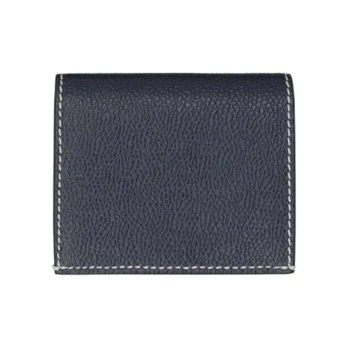 THOM BROWNE· Cow Leather Card Holder Men's Marine Blue