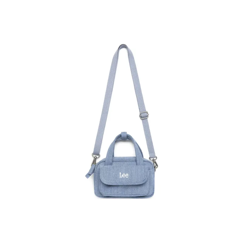 Lee Cotton Bowling Bag, Shoulder Bag, Handbag Mini Women's Indigo-0