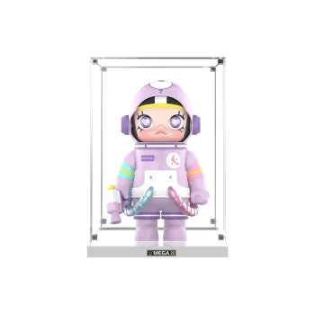 KGBOX Used For POP MART Bubble Milk Tea Molly Sweet Dream Bear 400% 1000% Acrylic Display Case Model Accessories