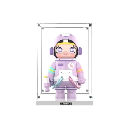 KGBOX Used For POP MART Bubble Milk Tea Molly Sweet Dream Bear 400% 1000% Acrylic Display Case Model Accessories