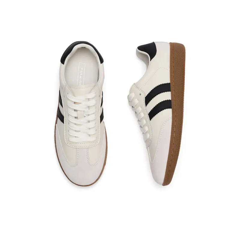 Hotwind Slip-Resistant Low-Top Skateboard Shoes Women's-9