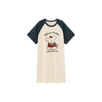 O'MESIK Nightgown Women's Apricot
