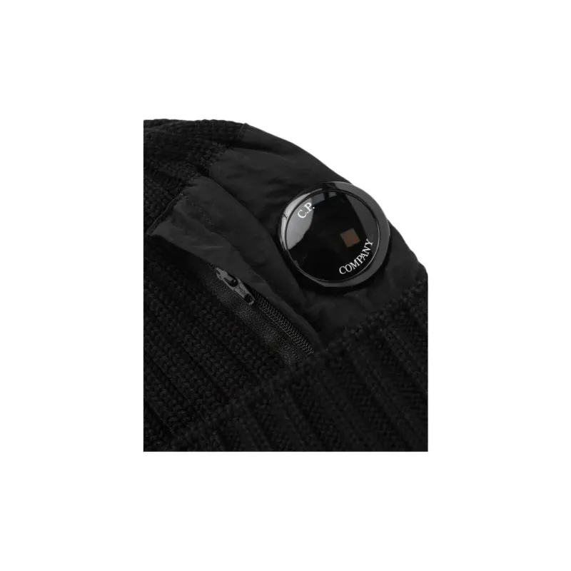 C.P.Company Merino Wool Beanies Unisex Black-2