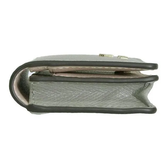 Furla Leather Wallet Women's Light Green-3