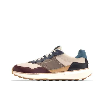 COLE HAAN Slip Resistant, Abrasion Resistant, Lightweight Low Top Casual Shoes Men's Khaki