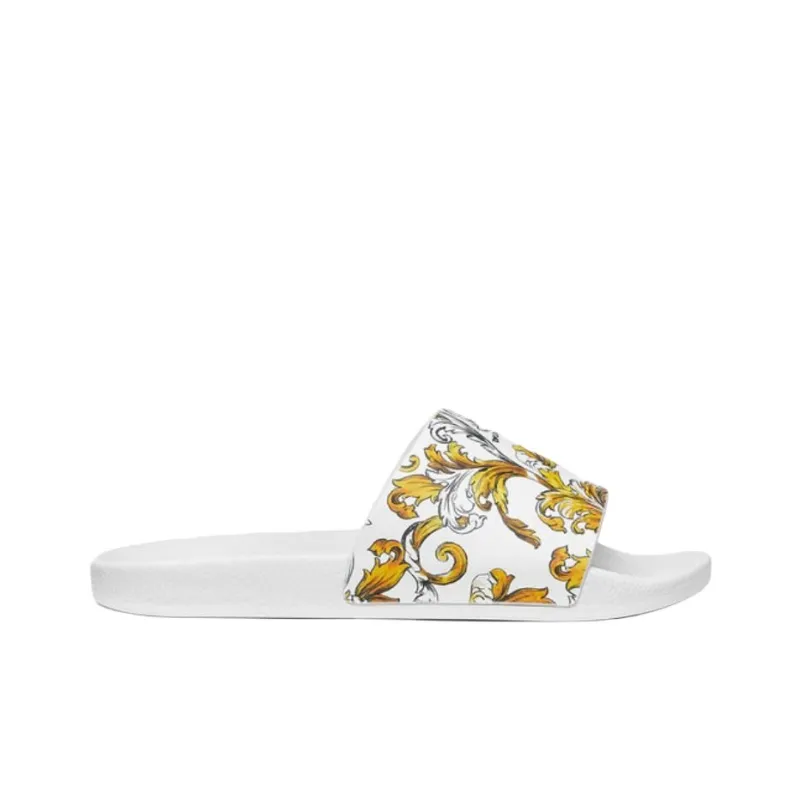 VERSACE JEANS COUTURE Slide Slippers Women's White-1