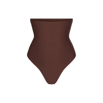 SKIMS SS25 BODY CORE SCULPT HIGH-WAISTED THONG Underpants Women's 1 Pack COCOA/Cocoa
