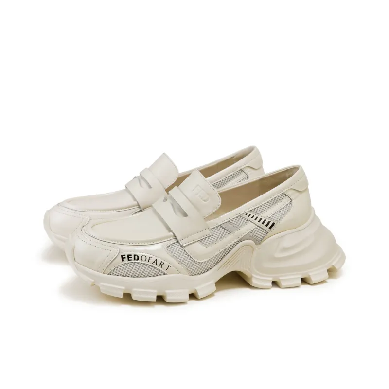 FED Loafers Women's Ink Jade Black/Space Silver/Elegant Beige-12