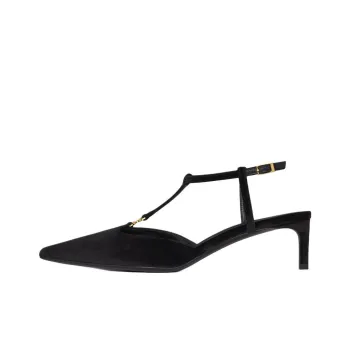 CELINE KITTEN Slim Heel High Heels 5cm Women's Black