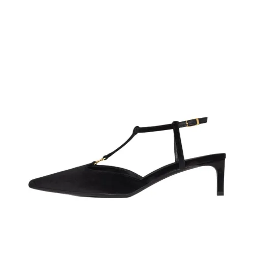CELINE KITTEN Slim Heel High voladoras 5cm Women's Black
