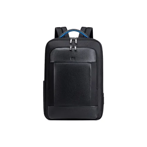 HLA Synthetic Leather Backpack Large Size Men's Black