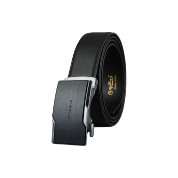 GOLDLION Top Grain Cow Leather Leather Belts Men's 3.5cm