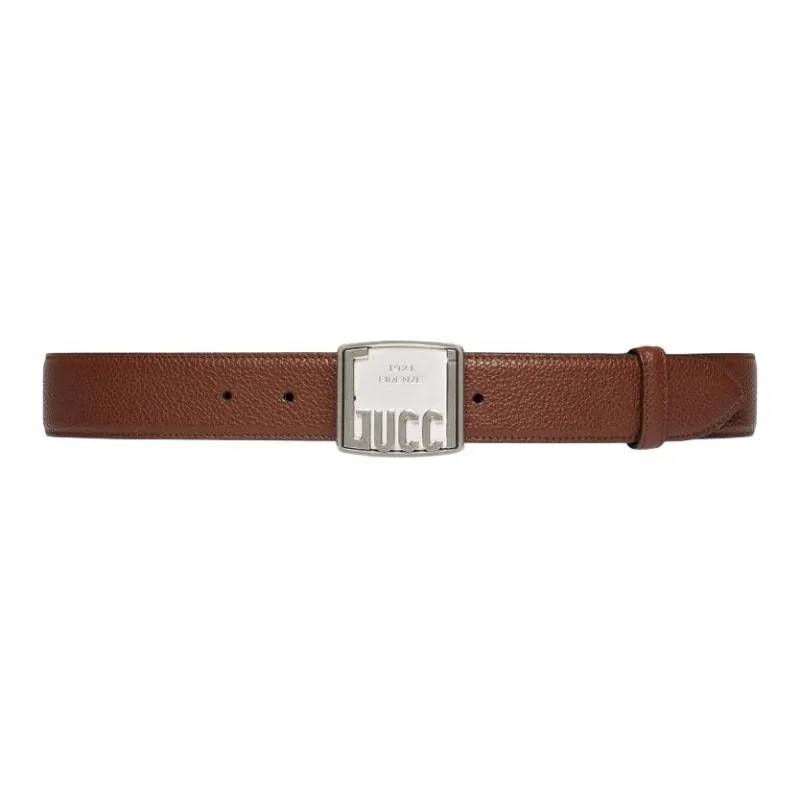 GUCCI Logo Plaque Buckle Belt-0