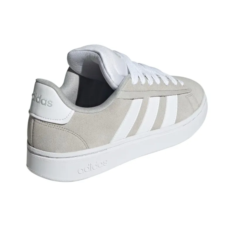 Adidas GRAND COURT ALPHA Anti Slip Wear Resistant Low Top Skateboard Shoes Men's Gray-2