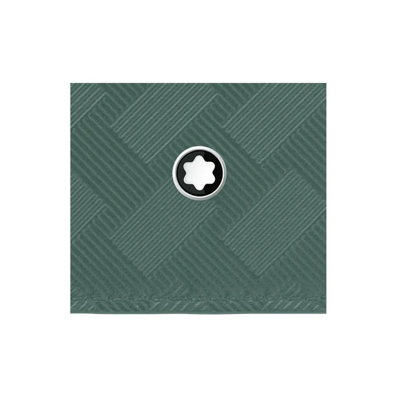 MONTBLANC Grained Cow Leather Wallet Men's Wicker Pine Green-3