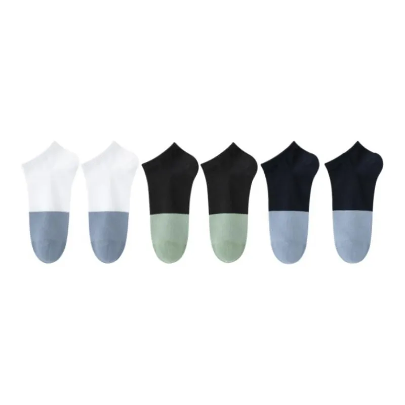 Lan Miao No-Show Socks Men's 6 Pack-5