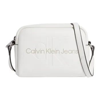 CALVIN KLEIN Polyurethane Camera Bags Shoulder Bags Women's White