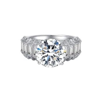 XINGLU 925 Sterling Silver Moissanite Rings Women's