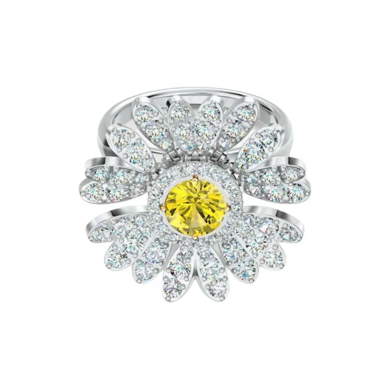 Swarovski Swarovski Crystal Metal Rings Women's Silver-1