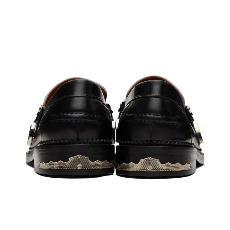 TOGA VIRILIS Loafers Men's Black White-4