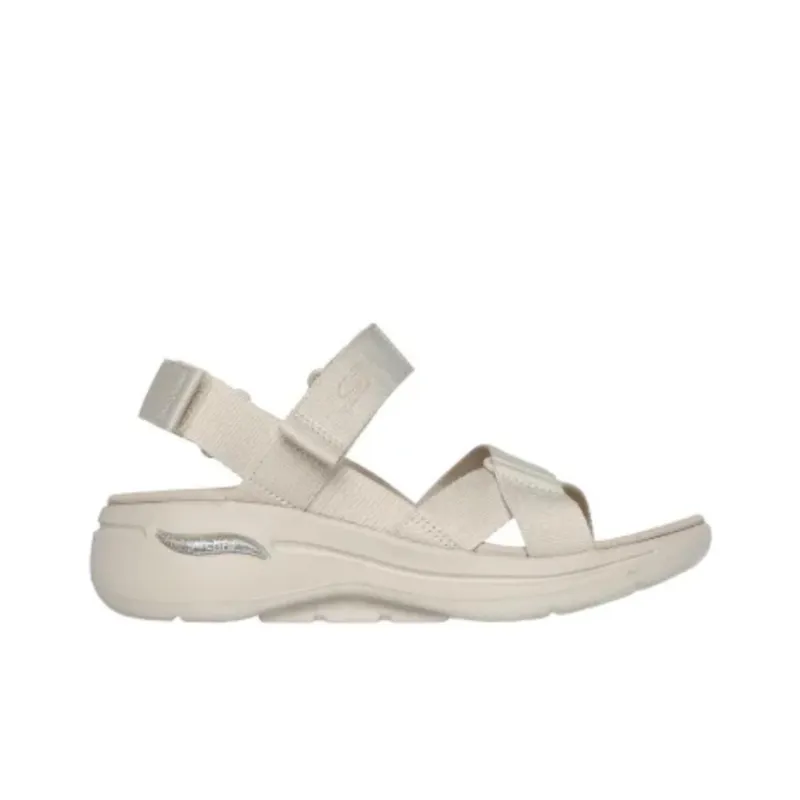 Skechers Go Walk Arch Fit Beach Sandals Women's Beige-1