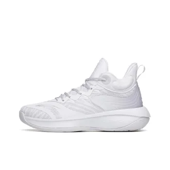 Anta Tiger Roar Mid Top Basketball Shoes Men's Gray Asian Version