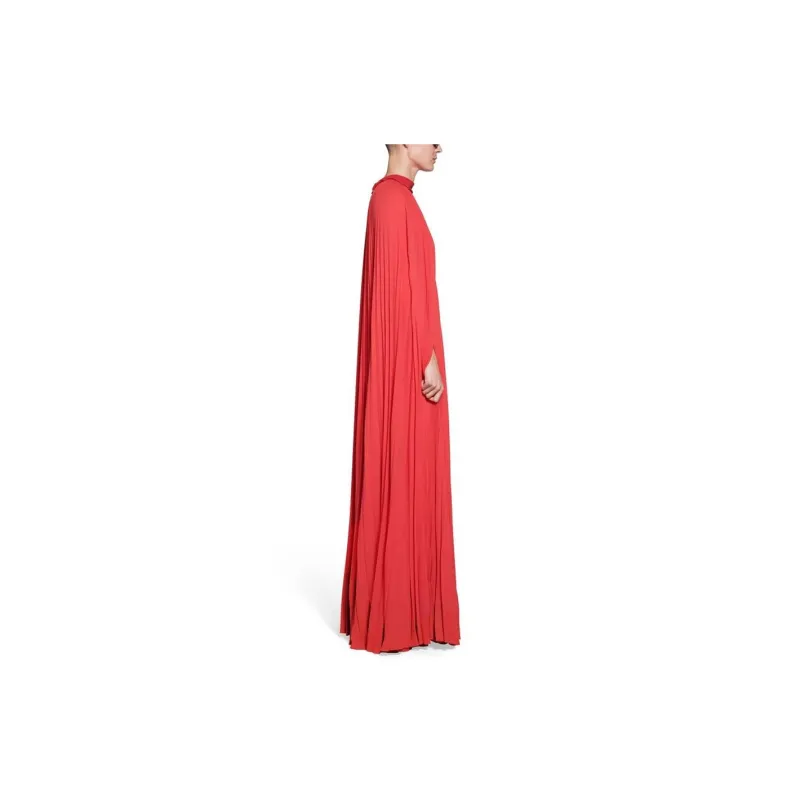Balenciaga SS23 Long-Sleeved Dresses Women's Red-4