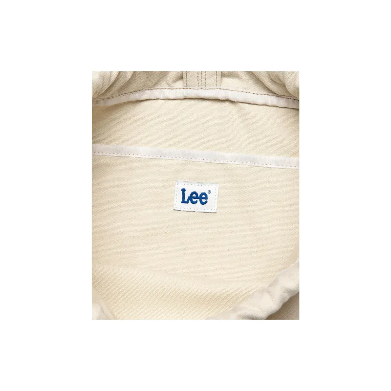 Lee Cotton Backpack Unisex Ivory-6